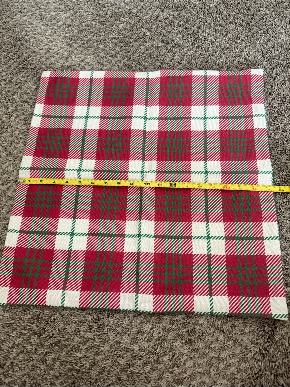 Plaid Red and White Pillow Covers - Set of 4 - Picture 3 of 4
